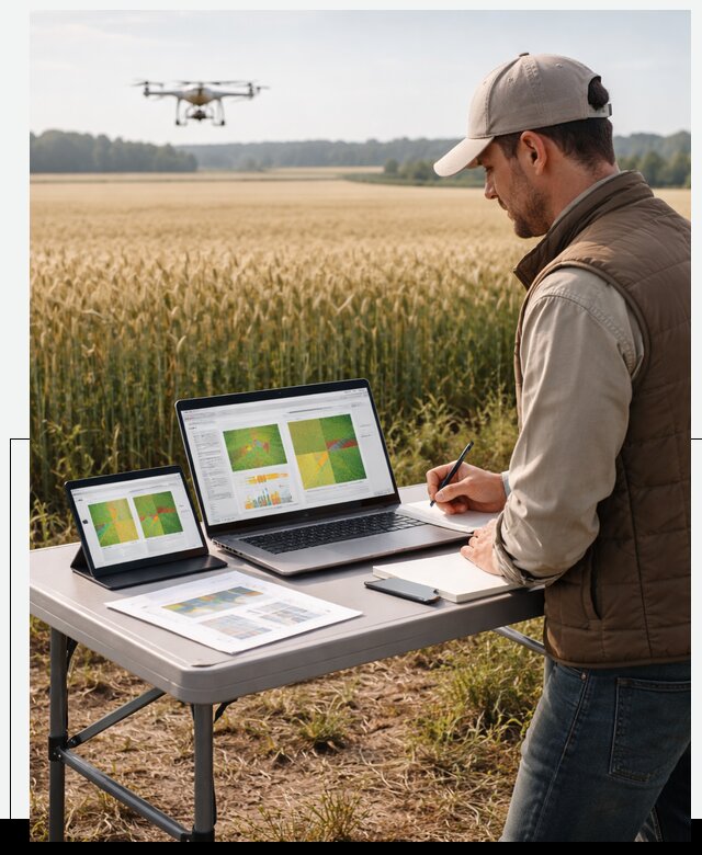 Система AI прогнозирования урожайности для точных агрономий в Новотроицке